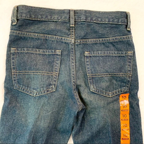 NWT PLACE Boys Straight Leg Dark Wash Jean Size 10 - Picture 4 of 7